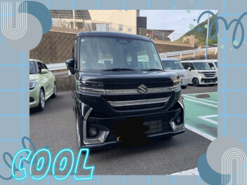 カッコイイ！！スペーシアカスタム納車しました！